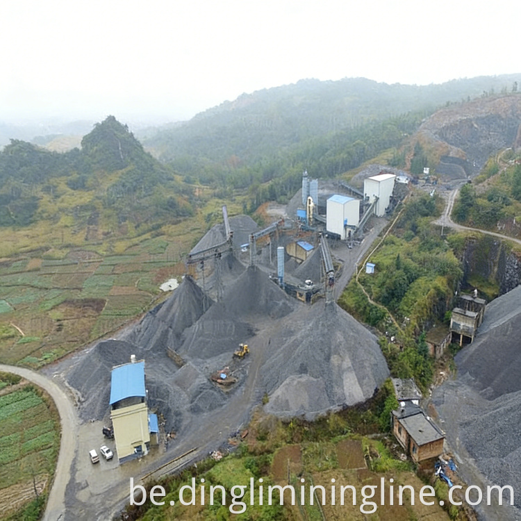 500TPH Gangue Aggregate Crushing Plant